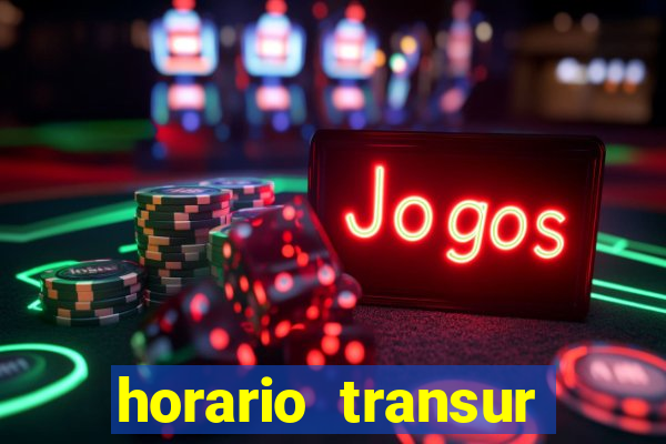 horario transur roleta santos dumont juiz de fora